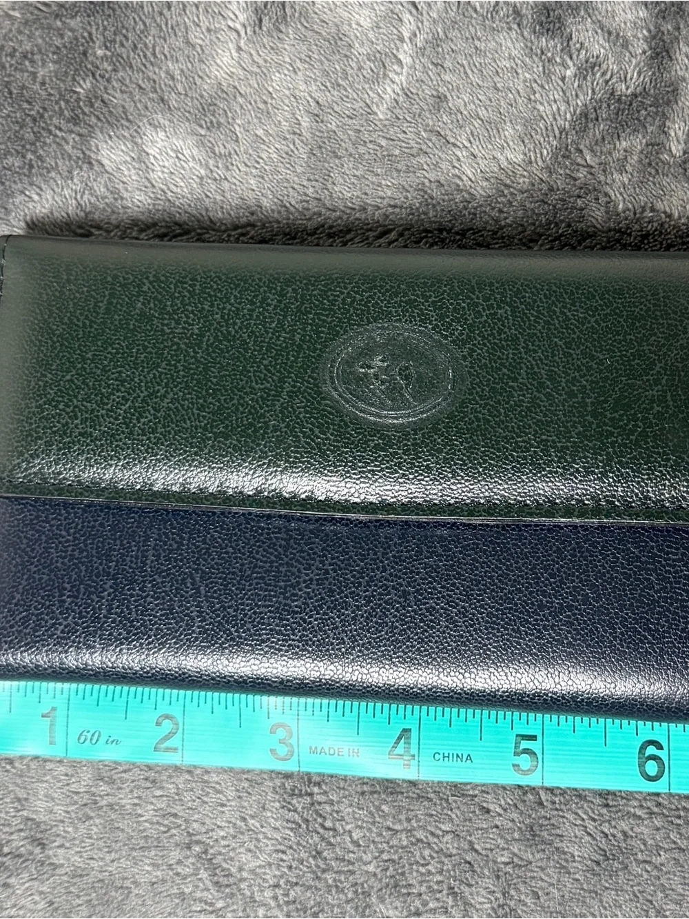 Vintage Fiocchi Italy Wallet Leather Old Money Two Tone